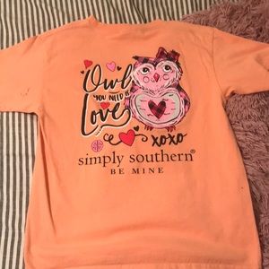 Simply Southern Coarl Love Tee